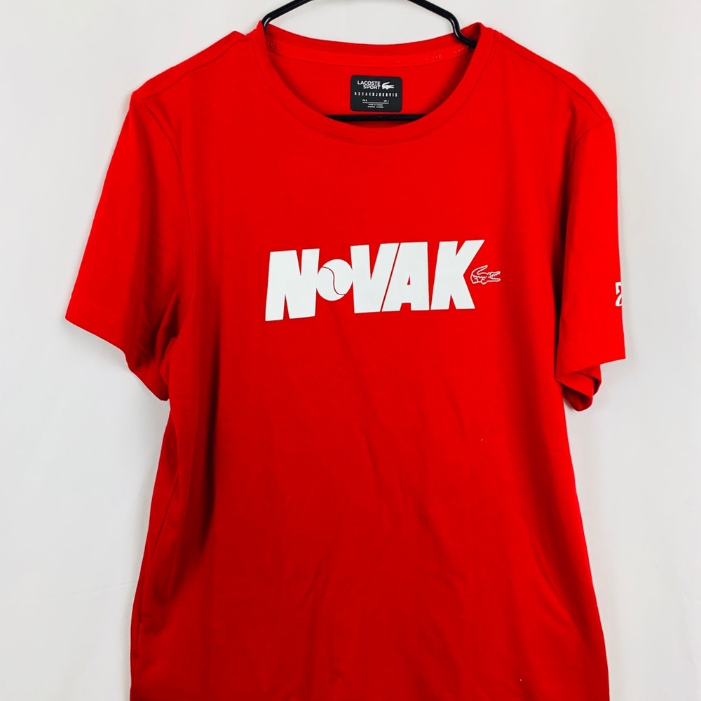 Brand New - Novak Lacoste shirt (L)